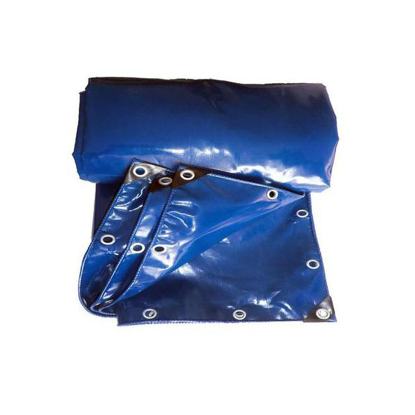 Pëlhurë gomuar PVC blu